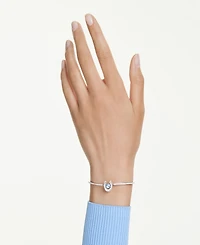 Swarovski Rhodium-Plated Symbolica Bangle Bracelet