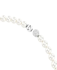 Swarovski Rhodium-Plated Matrix Necklace