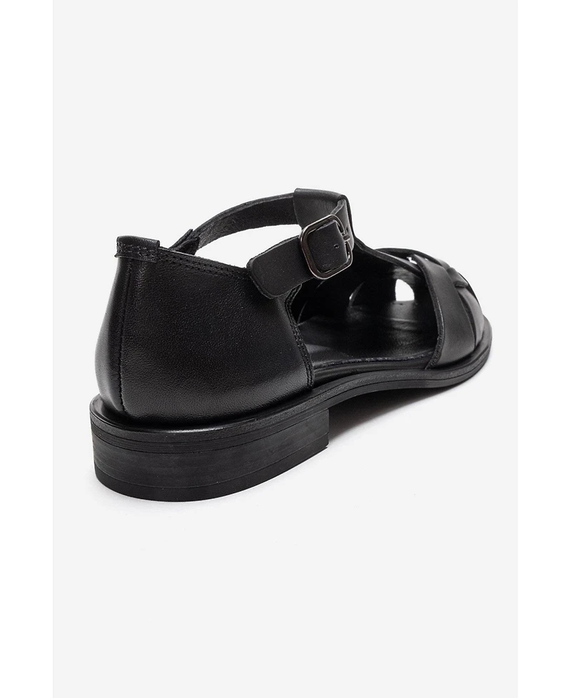 Forever & Always Shoes Women's Dexara Leather Sandal
