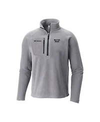 Columbia Men's Gray New York Knicks Fast Trek Iii Half-Zip Fleece Pullover Sweatshirt