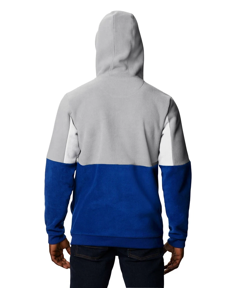 Columbia Men's Blue New York Knicks Lodge Quarter-Zip Hoodie