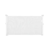 Ruie Retractable Mesh Pet Gate 34 in Tall Extends to 55 in Wide for Doorways