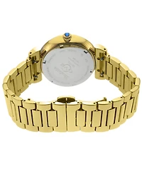 GV2 by Gevril Women's Berletta Swiss Quartz Diamond Ip Stainless Steel Bracelet Watch
