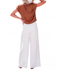 Cupshe Women's Crew Neck Long Pants Set
