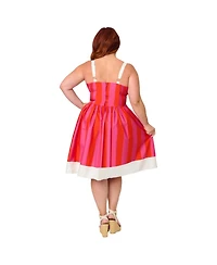 Unique Vintage Plus Rachel Swing Dress