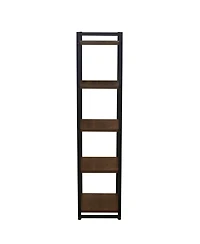 Household Essentials Jamestown 5 Shelf Open Storage Bookshelf