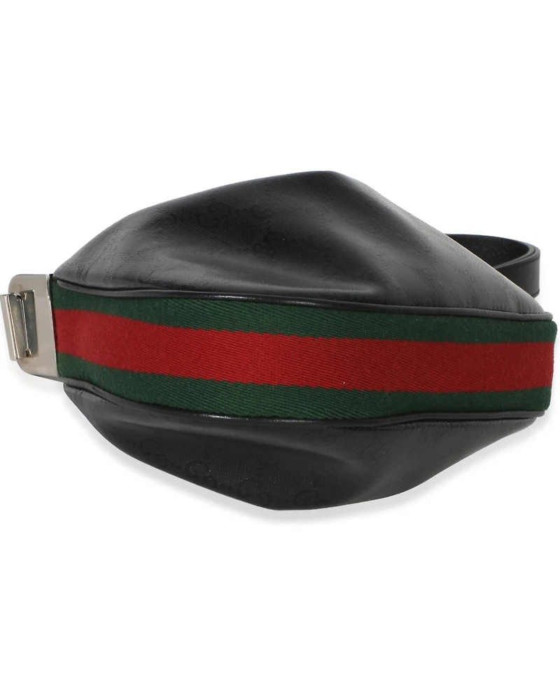 Pre-Owned Gucci Black Gg Crystal Coated Canvas Small Attache Crossbody Bag