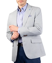 Tailorbyrd Men Melange Mini Check Sport Coat