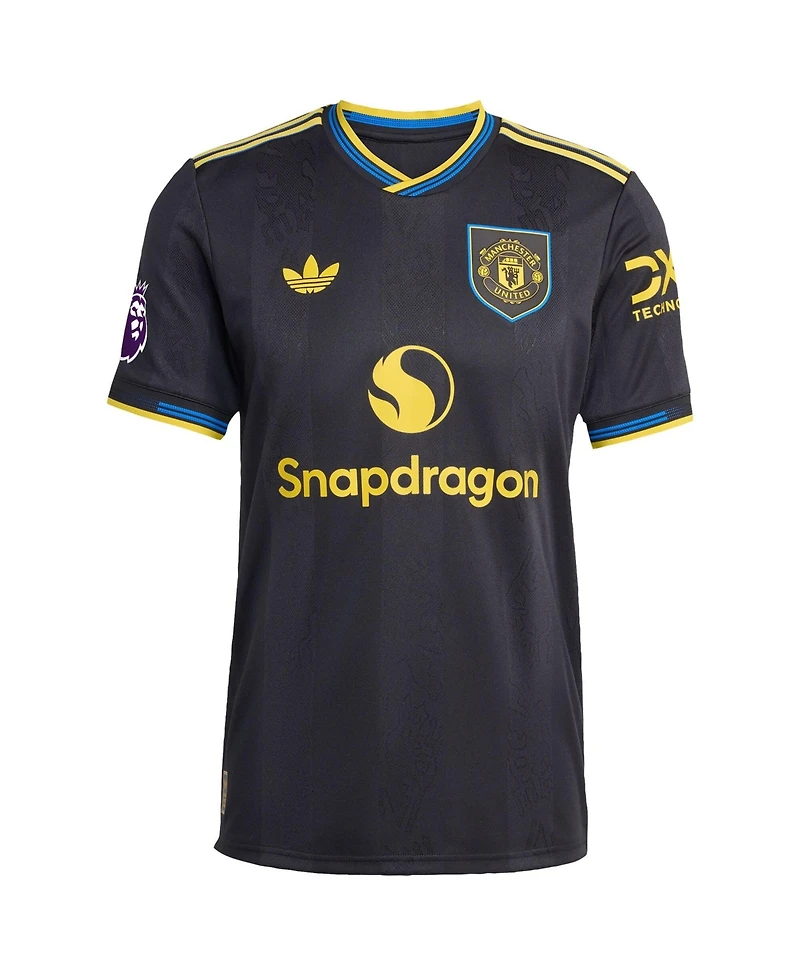 Adidas Men's Mason Mount Black Manchester United 2025/26 Third Authentic Player Jersey