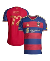 Adidas Men's Zavier Gozo Red Real Salt Lake 2026 The Switchback On-Field Authentic Patch Jersey