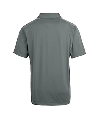 Cutter & Buck Men's Steel New York Yankees Prospect Textured Stretch Polo Shirt