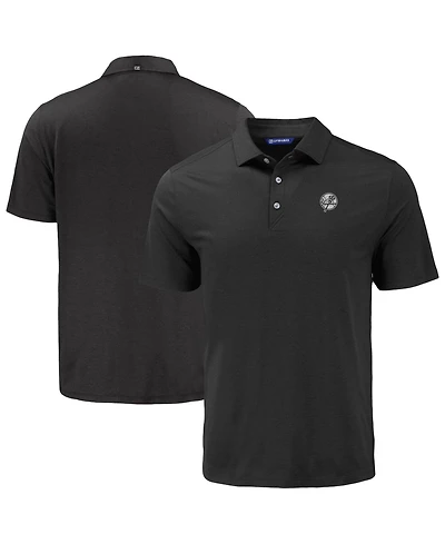 Cutter & Buck Men's Black New York Yankees Coastline Epic Comfort Eco Polo Shirt