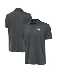 Antigua Men's Pewter New York Yankees Eclipse Polo Shirt