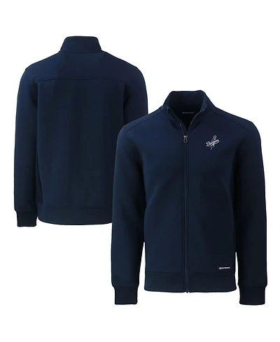 Cutter & Buck Men's Navy Los Angeles Dodgers Big Tall Roam Eco Full-Zip Jacket