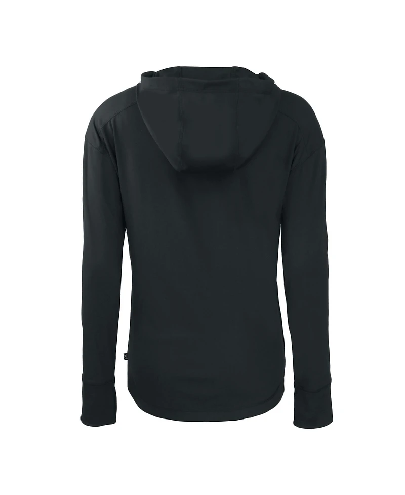 Cutter & Buck Women's Black Los Angeles Dodgers Daybreak Eco Full-Zip Hoodie