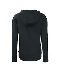 Cutter & Buck Women's Black Los Angeles Dodgers Daybreak Eco Full-Zip Hoodie