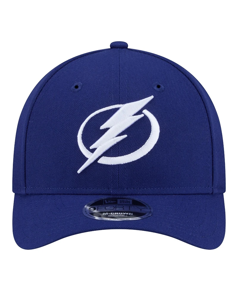 New Era Men's Blue Tampa Bay Lightning 9FORTY M-Crown Adjustable Hat