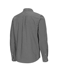 Antigua Men's New York Yankees Porter Woven Long Sleeve Button-Down Shirt