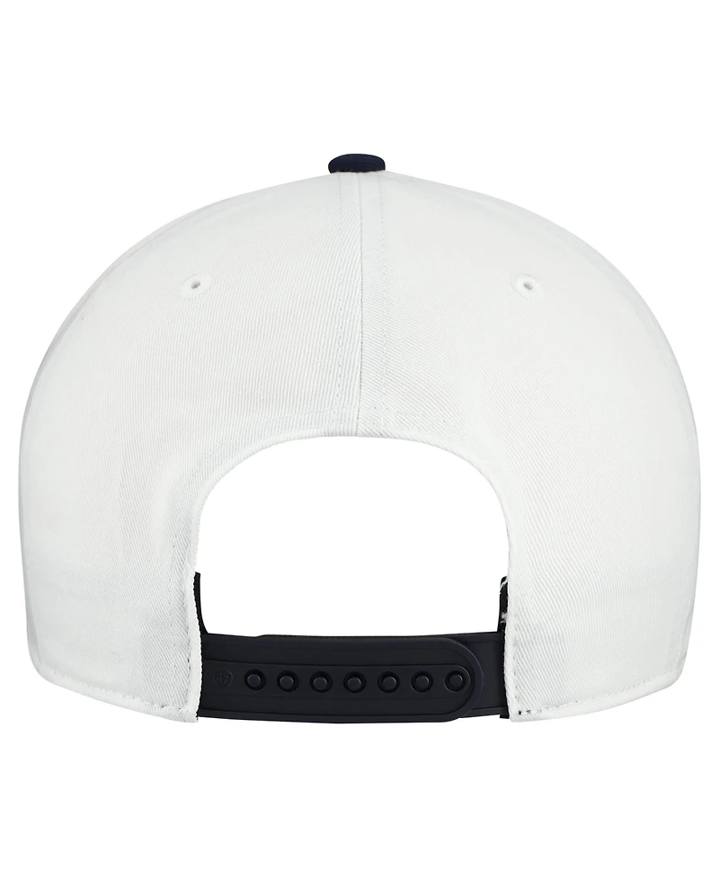 '47 Brand Men's White Christopher Bell Flag Fill Two-Tone Team Adjustable Hitch Hat