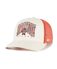 '47 Brand Men's Natural Syracuse Orange Drawbridge Trucker Adjustable Hat