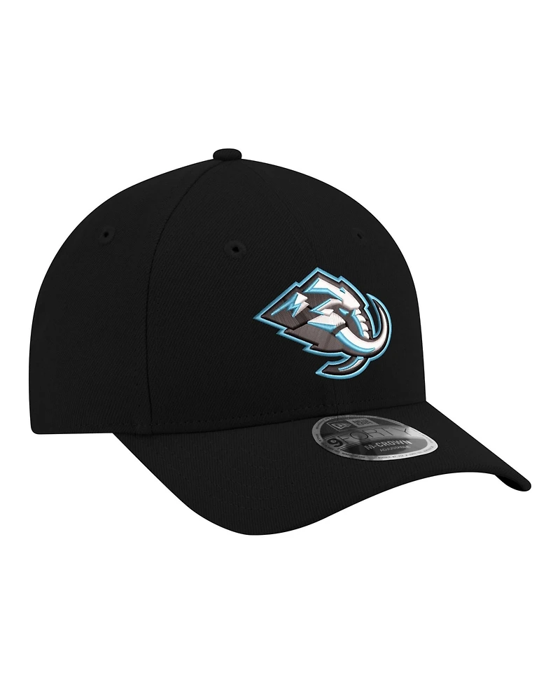 New Era Men's Black Utah Mammoth 9FORTY M-Crown Adjustable Hat
