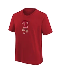 Nike Big Boys and Girls Red Texas Rangers 2026 City Connect T-Shirt
