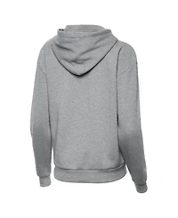 Antigua Women's Heather Gray Seattle Seahawks Victory Hoodie