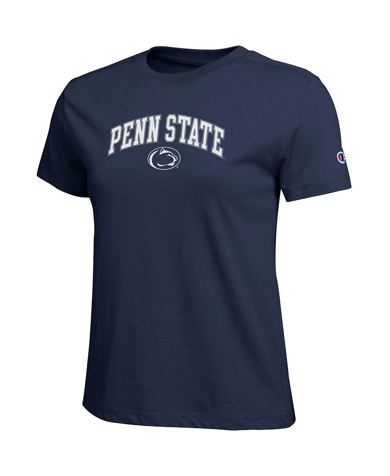 Champion Women's Navy Penn State Nittany Lions Arched Over Logo T-Shirt