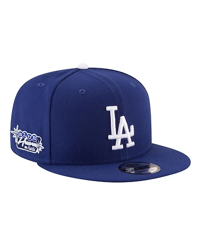 New Era Men's Royal Los Angeles Dodgers Blue Heaven On Earth Marquee Patch 9FIFTY Snapback Hat