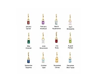 Little Sky Stone Iris Birthstone Hoops Earing