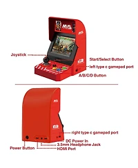 Unico Mvs Mini Home Arcade Console with Controller and 45 Snk Classic Games Including King of Fighters, Metal Slug, Samurai Showdown and More