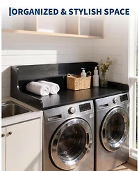 homfan Heavy Duty Laundry Shelf Over Washer and Dryer