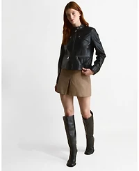 Furniq Uk Women's Leather Jacket