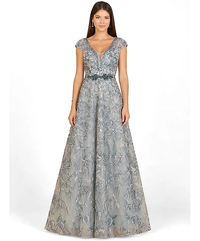 Lara Women's Lace Embellished A-Line Dress