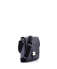Pre-Owned Gucci Small Buckle Flap Messenger Bag Guccissima Leather