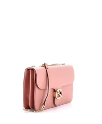 Pre-Owned Gucci Medium Interlocking Shoulder Bag Leather