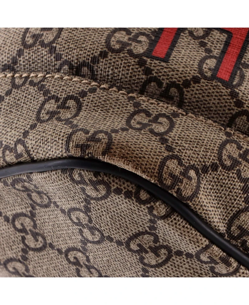 Pre-Owned Gucci Medium Zip Around Backpack Printed Gg Coated Canvas