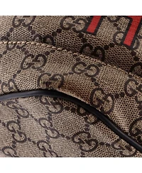 Pre-Owned Gucci Medium Zip Around Backpack Printed Gg Coated Canvas
