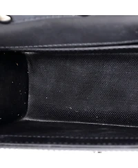 Pre-Owned Gucci Mini Ophidia Flap Top Handle Bag Gg Canvas