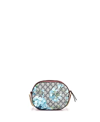 Pre-Owned Gucci Mini Chain Crossbody Bag Blooms Print Gg Coated Canvas