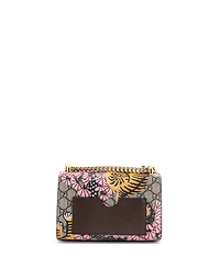 Pre-Owned Gucci Small Padlock Shoulder Bag Bengal Print Gg Coated Canvas