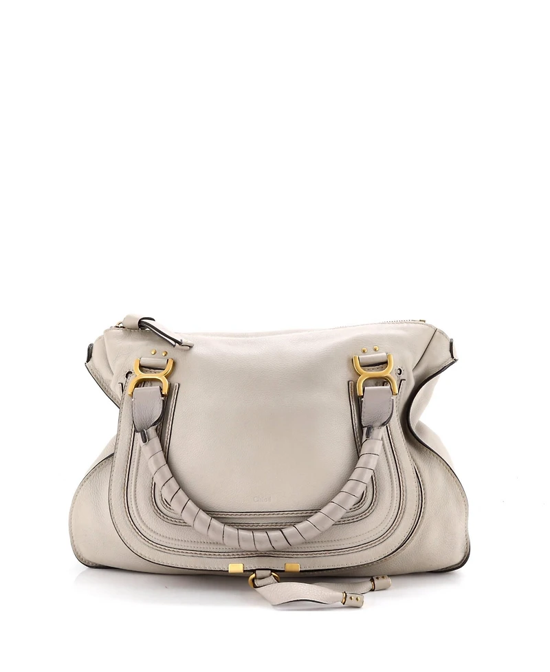 Pre-Owned Chloe Large Marcie Shoulder Bag Leather