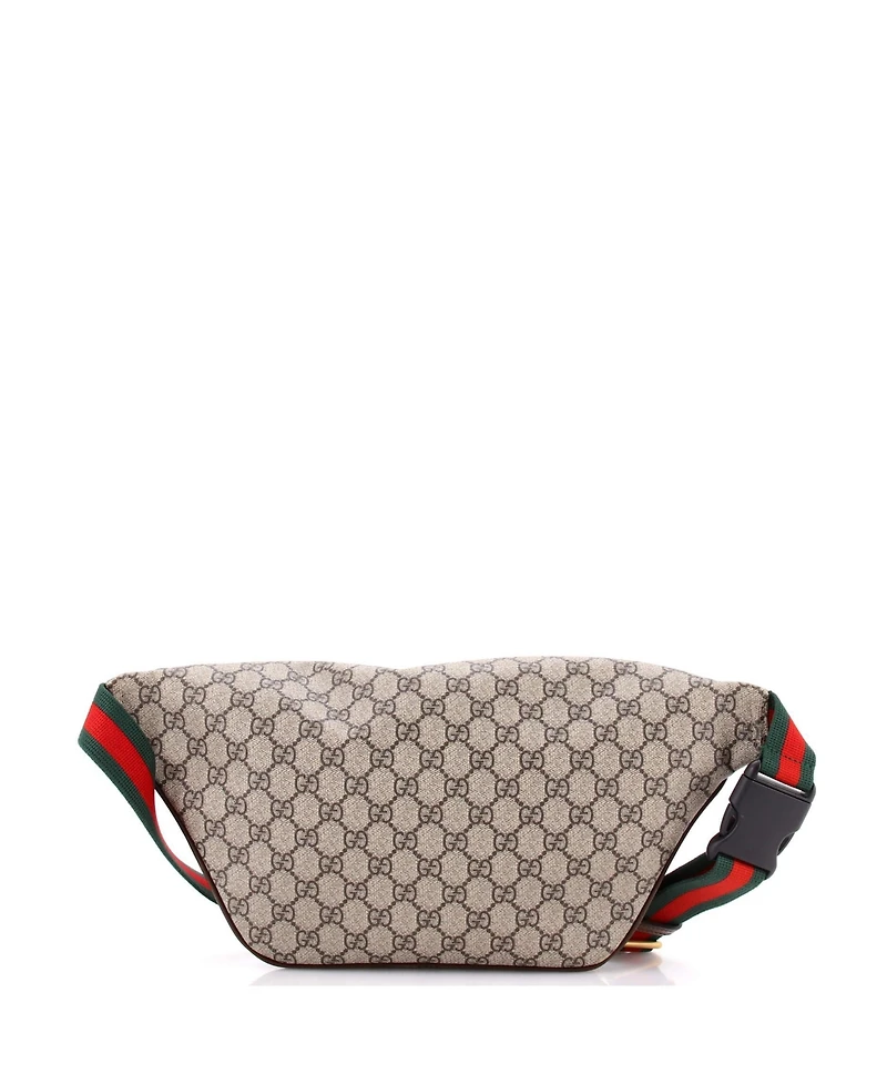 Pre-Owned Gucci Courrier Zip Belt Bag Gg Coated Canvas with Applique
