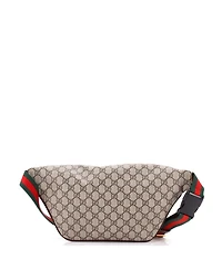 Pre-Owned Gucci Courrier Zip Belt Bag Gg Coated Canvas with Applique