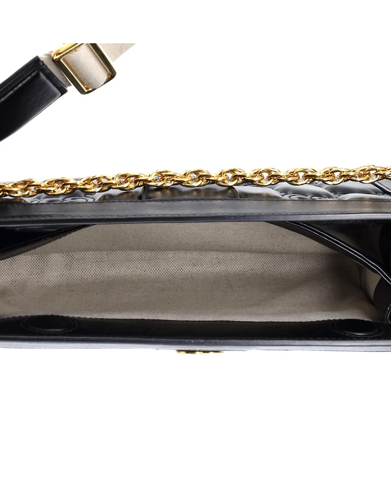 Pre-Owned Gucci Small Gg Shoulder Bag Gg Matelasse Leather