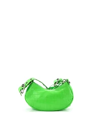 Pre-Owned Balenciaga Xs Le Cagole Giant Studs Shoulder Bag Embossed Leather