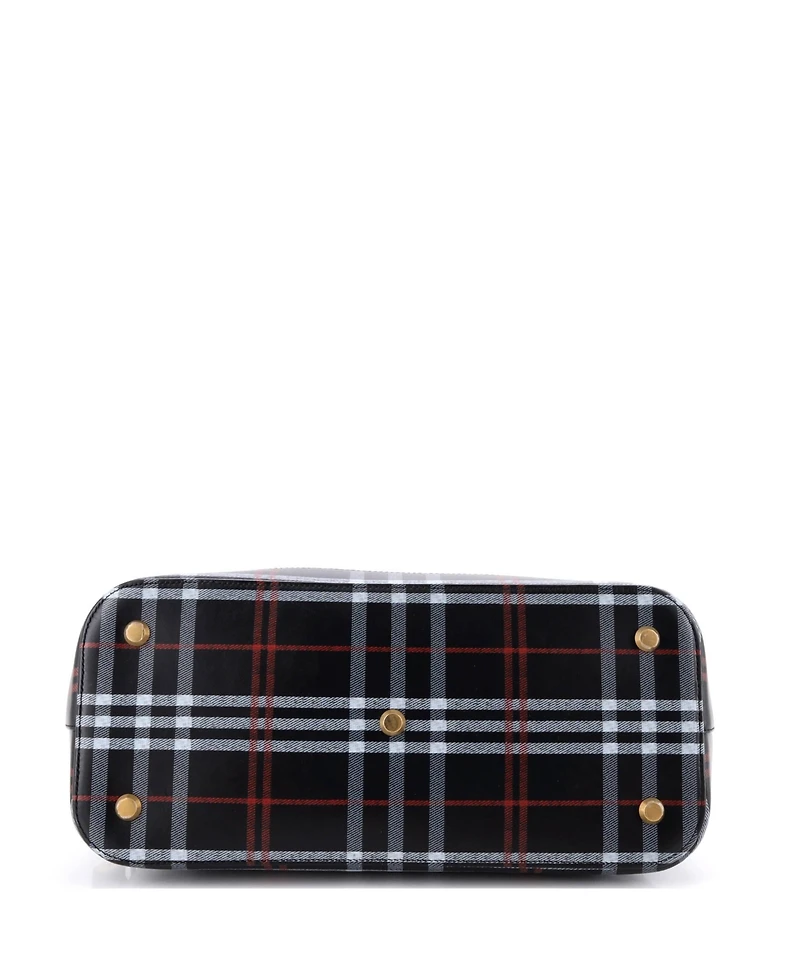 Pre-Owned Balenciaga Medium Logo Ville Bag Printed Leather