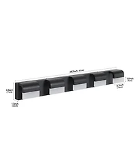 Busdays 5 Light Led Modern Bathroom Vanity Lights Over Mirror Wall Mount Lighting Fixture