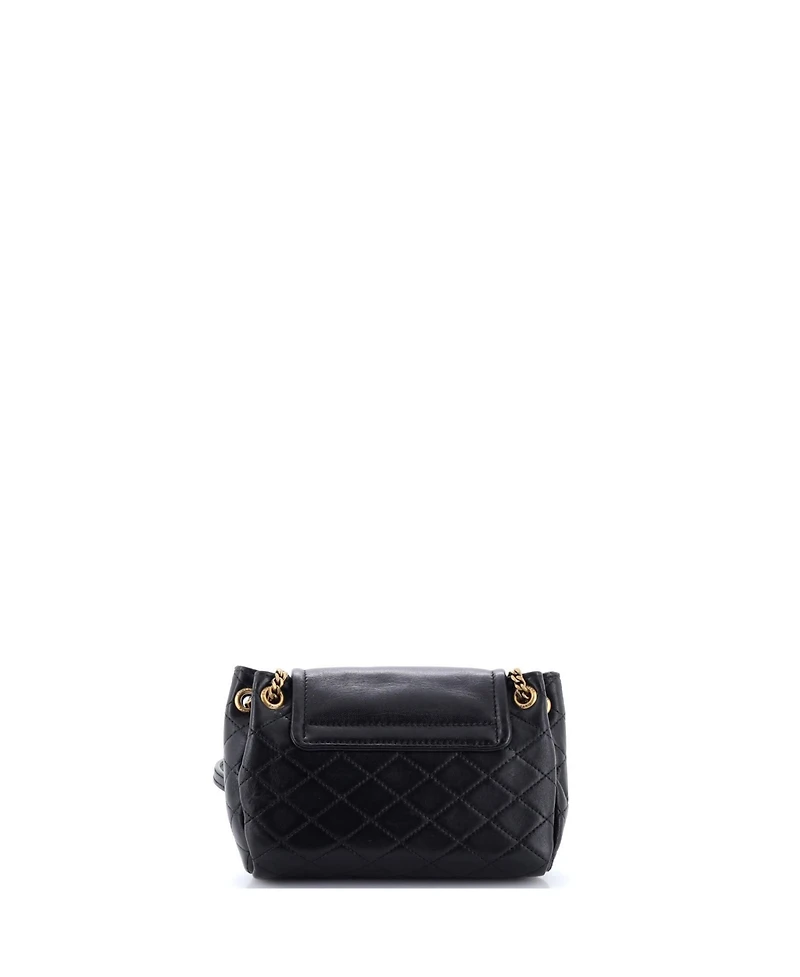 Pre-Owned Saint Laurent Mini Nolita Satchel Quilted Leather
