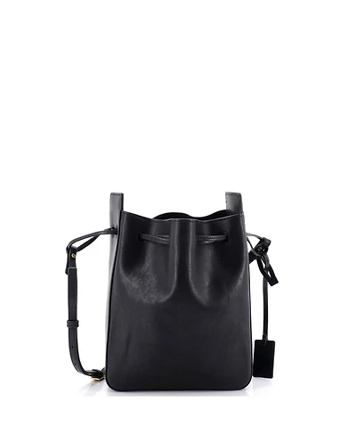 Pre-Owned Saint Laurent Small Convertible Bucket Bag Leather